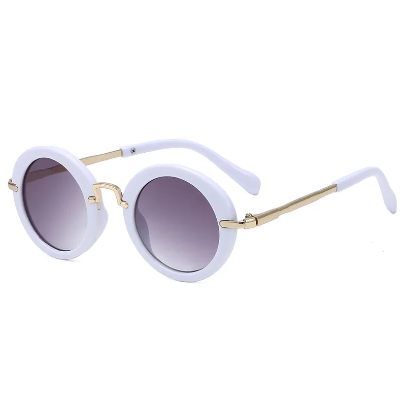 Fashion Round Glasses Children Sunglasses Classic Cute Girls Kids Sun Glasses UV400 Protection Eyewear Baby De Sol Gafas UV400