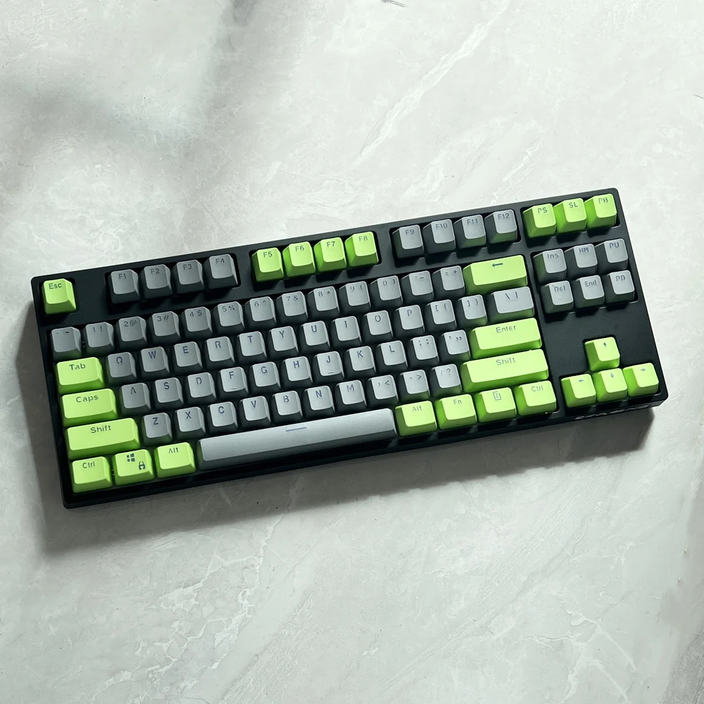 Teclas Cinzento Vermelho Keycaps Pbt Especiais Keycap Backlit Duas Cores Tecla Caps para mx Switch 61 87104 Teclado Mecânico 106 - Imagem 4