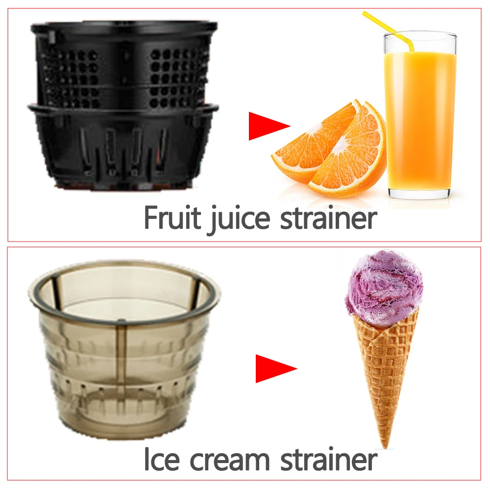 Juicer Lemon juice orange apple tomato juice Ice cream 2