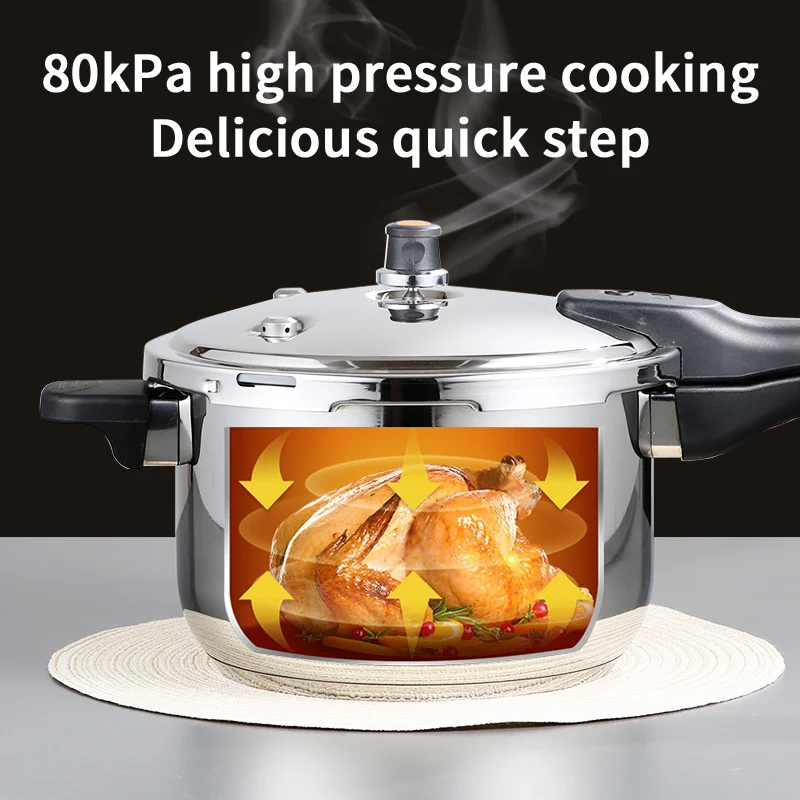 220V 4L Kitchen Gas Pressure Cooker 80KPa High Pressure Cooker Rice Energy-saving Safety Protection Quick Cooking Machine