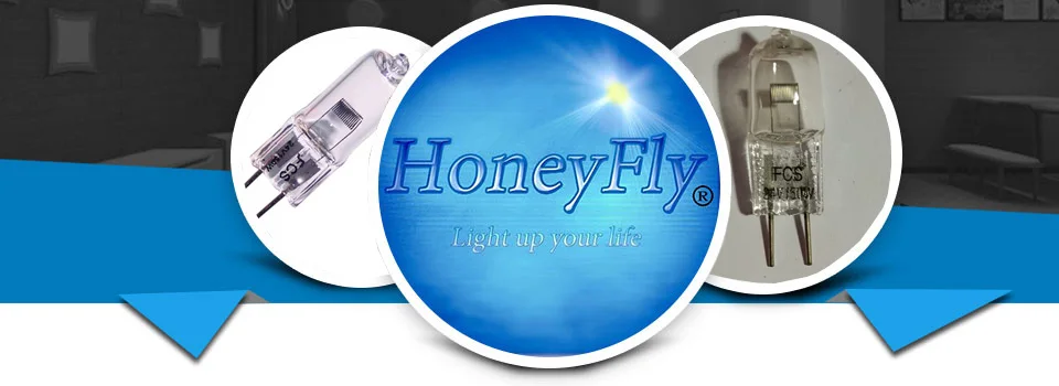Description Picture 2 of itemHoneyFly 20pcs Projector Halogen Lamp FCS 64640 G6.35 24V 150W Warmwhite Bulb Crystal Light Optical Instruments Medical Lamp