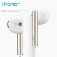 Honor AM116 3.5mm In-ear Wired Earphone Metal With Mic Volume Control for Honor 6 7 8 9 5X 6X 7X 8X 9X 7C 8C 9C Mate 7 8 9 Pro 2