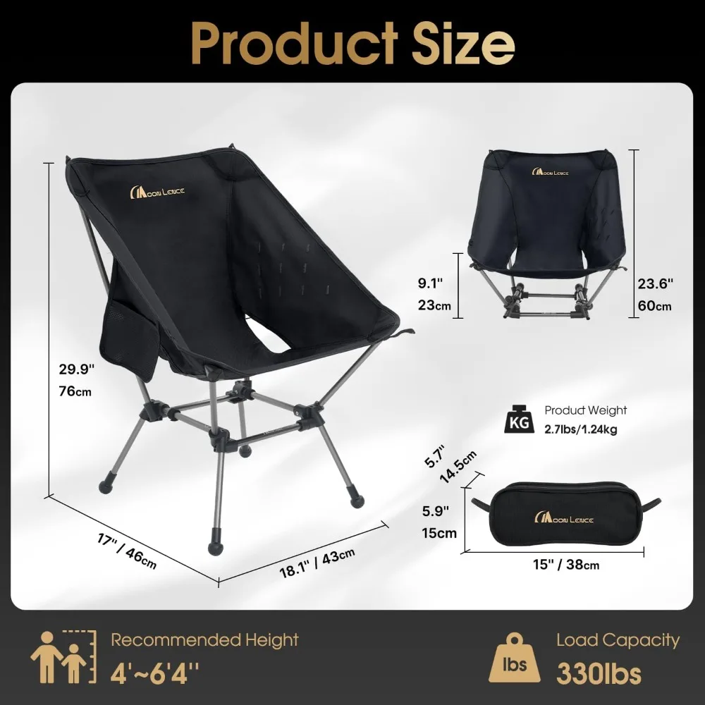 Portable Camping Chair Plus 4