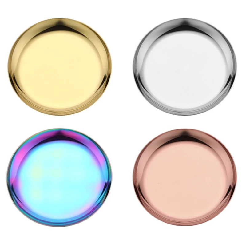 

Convenient Jewelry Display Tray Round Jewelry Tray for Organizing Accessories Y9RE