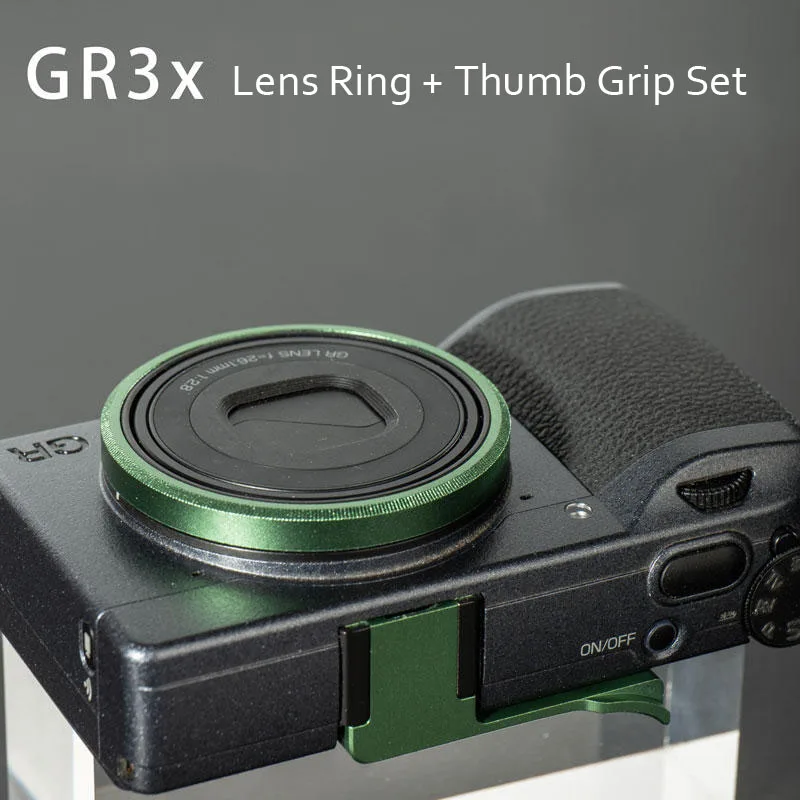 GR3 Camera Thumb Grip - Aluminum Alloy Finger Handle For Ricoh GRIII Photography