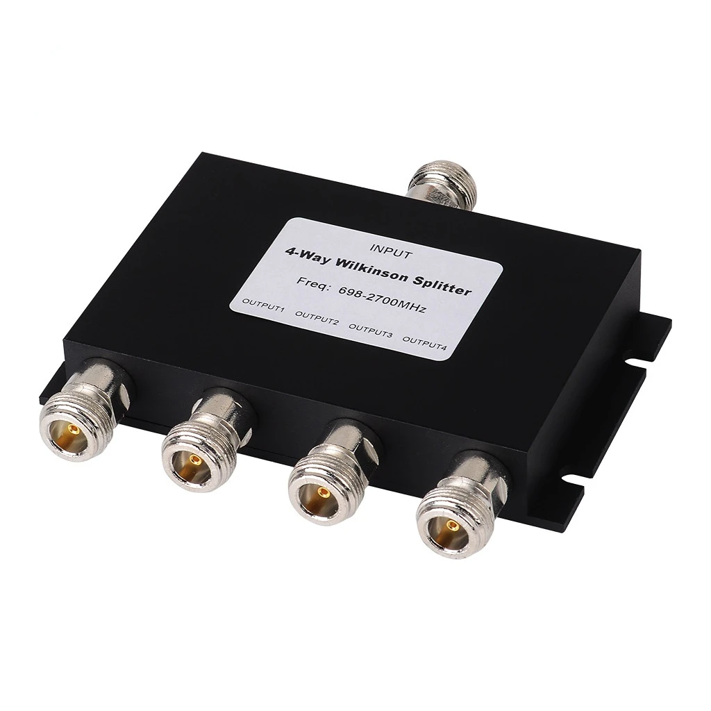 

Engineering Accessories Power Divider Micro-Strip One to Four RF Power Divider Power Splitter 698-2700 Frequency Divider
