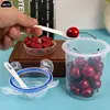 1PC Fresh-Keeping Food storage containers Fruit Salad Yogurt Box Kitchen For Cereals Double-Layered Portable Travel Storage Jars 6