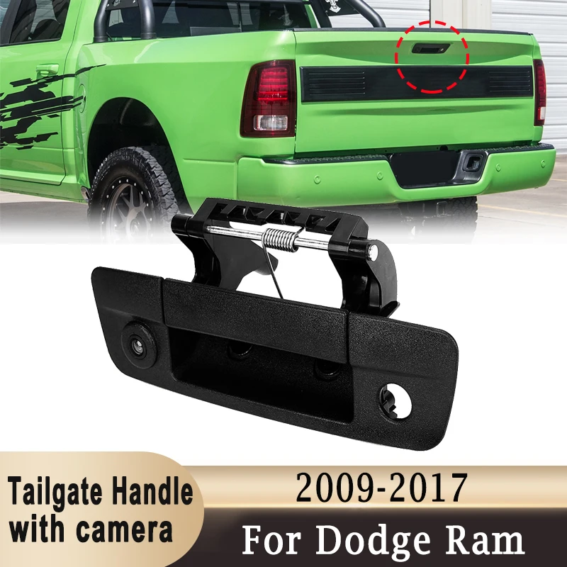 Car Parking Camera Rearview Image Reverse Handle Tailgate Backup Camera for Dodge Ram 2009 2010 2011 2012 2013 2014 2015 - 2017