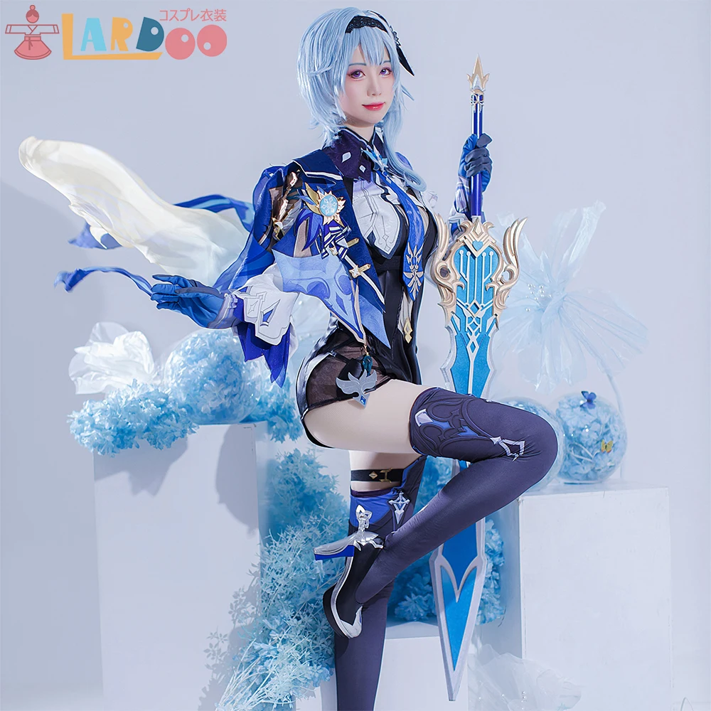 

Lardoo Game Genshin Impact Eula Cosplay Costume Suit Uniform Outfit Halloween Carnival Costumes For Women IN STOCK