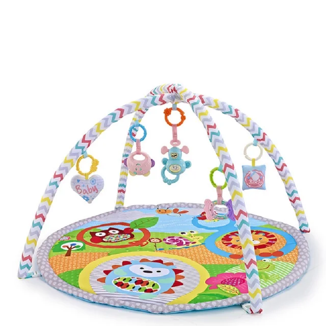 Multifunctional Baby Fitness Activity Frame Baby Awakening Mat Crawl Blanket With Fence Activity Pad  Baby Educational Mat Gift 5