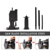 Portable Reciprocating Saw Adapter Electric Drill Modified Electric JigSaw Power Tool Wood Cutter Machine Attachment with Blades 6