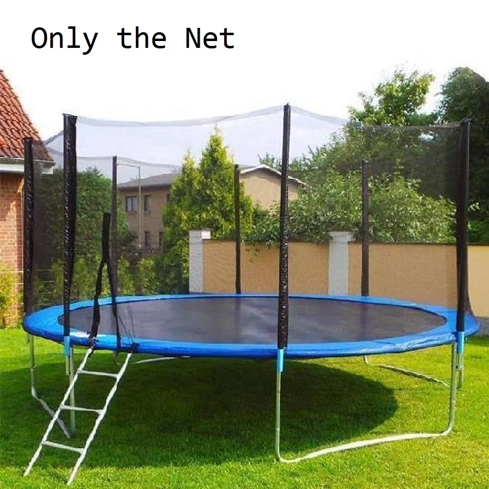 Trampoline Replacement Net 4-8ft Outdoor Protective Anti-fall Polyethylene Trampoline Jump Pad Safety