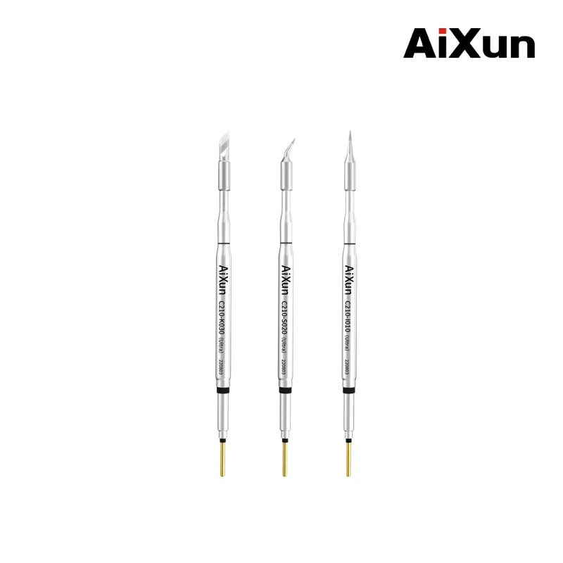 

Aixun C210 Standard Soldering Iron Tips K030 S020 I010 027 for Solder Station Handle Electric Iron Phone Repair Tools