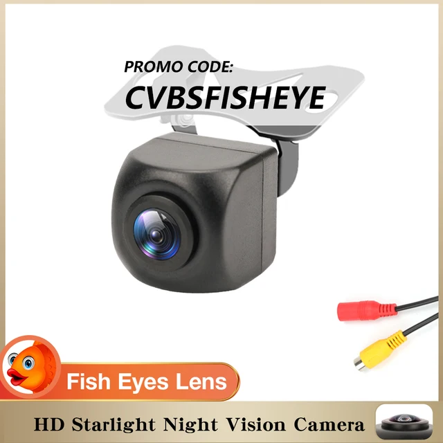 Fish Eye Lens CVBS Vehicle Rear View Camera Starlight Night Vision 170° Car Camera with Parking Line for BMW for VW Passat Golf