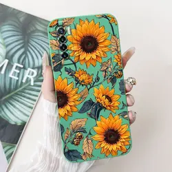 Elegant Floral Pattern Soft Silicone Shockproof Phone Case for Camon 17 Pro (CG8) (TYlv2188)
