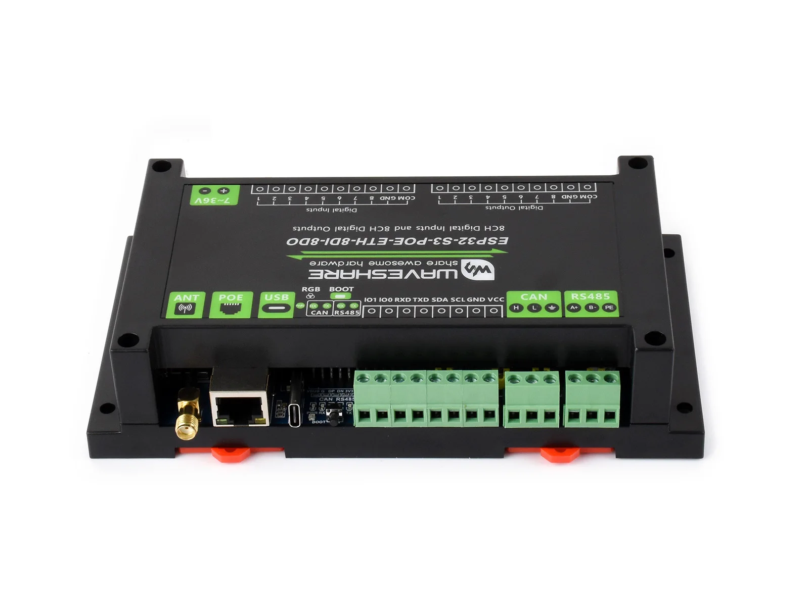 รูปสินค้า บอร์ดควบคุมอุตสาหกรรม ESP32-S3 8 ช่อง I/O