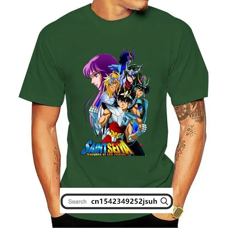 Nuovo Manga Saint Seiya V1 Los Caballeros Del Zodiaco 1986 T Shirt Tutte Le Taglie S-5Xl