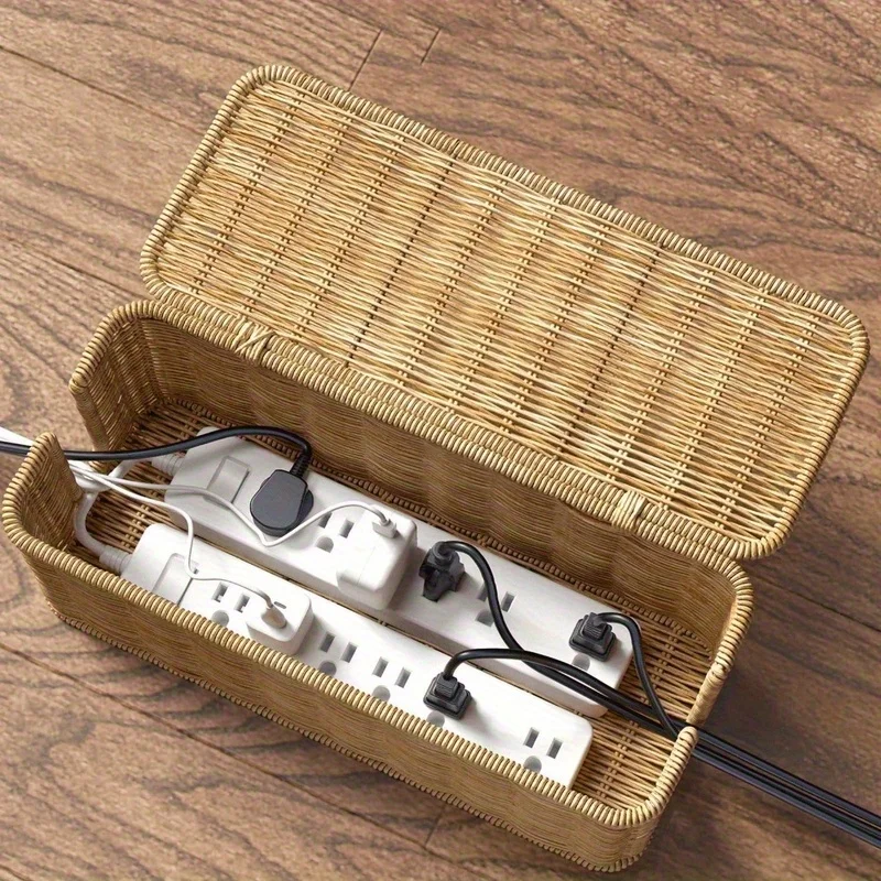 Kabelmanagementbox, kabelbox in Scandinavische stijl met