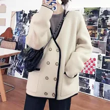 

2022 Brand Design Sweater Cardigans Women Sexy V-Neck Loose Knit Tops Long Sleeve Jersey Elegant Lady Casual Japanese Korean ins