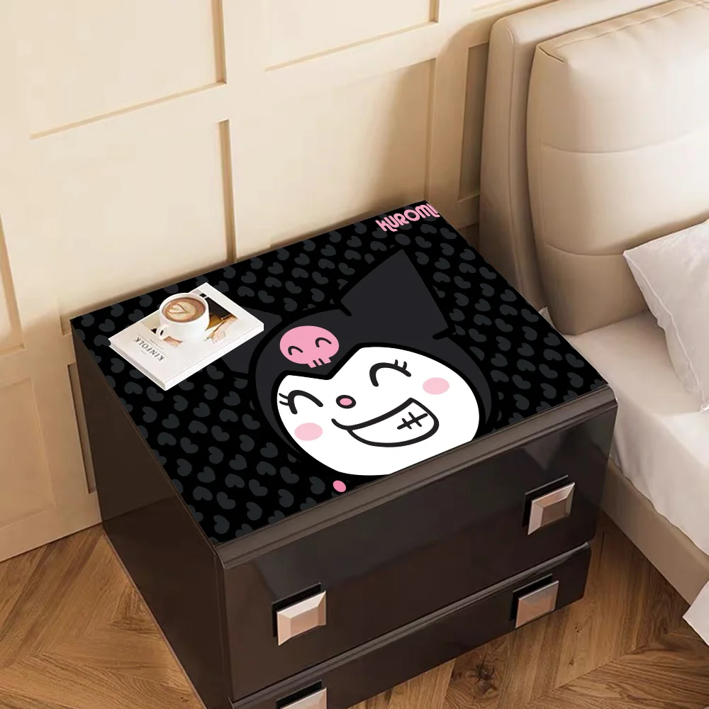 Cartoon K-KuromiS Coffee Tablewear Drain Pad Bathroom Square Absorbing Anti-slip Dry Mat Kitchen Placemat Dishes Cup Pad 5