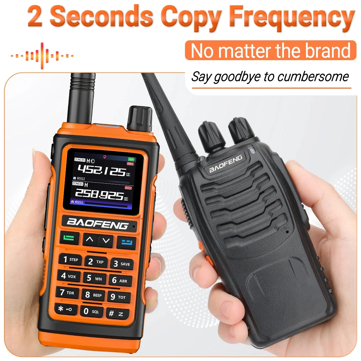 Baofeng UV-17 Pro GPS Walkie Talkie Long Range Wireless Copy Frequency Portable Rechargeable UV K5 UV-5R Ham Two Way Radio 4