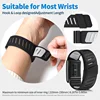 SportFlex Wrist Band Soft-Touch Silicone Waterproof and Sweatproof Replacement Band Compatible for WHOOP 4.0 HRM 5