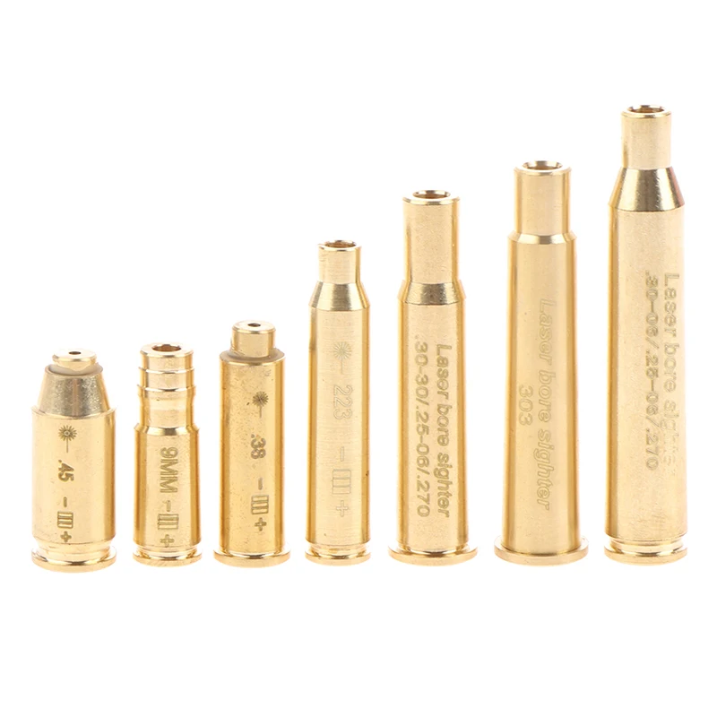 Red Dot Laser Boresighter for Rifle Scope .223/5.56/9mm/308/7.62/.45/30-06 Cartridge Hunting Gun Accessories
