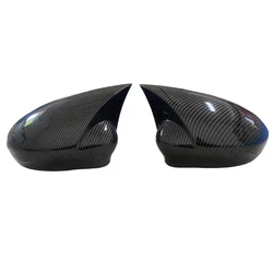 Fiat 500 & Grande Punto Stylish Side Mirror Cover Caps - Sleek Rearview Enhancements (Carbon Fiber Look)