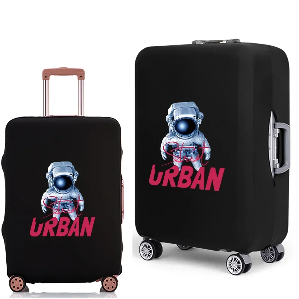 Luggage Case Suitcase Protective Cover Astronaut Printing Pattern Travel Elastic Luggage Dust-proof Cover Apply 18-28 Suitcase