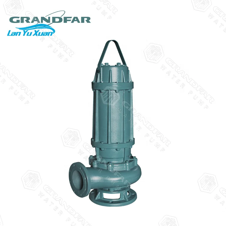 Bomba de Aguas Sucias 2200W Submergible para Agua Sucia 500L/m Con  Trituradora