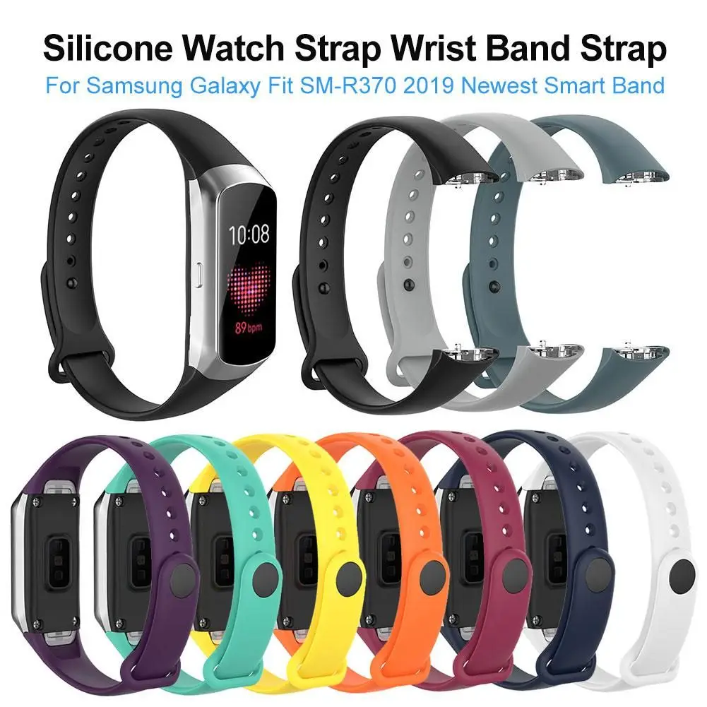 Breathable Soft Silicone Watch Band Replacement with Buckle Strap