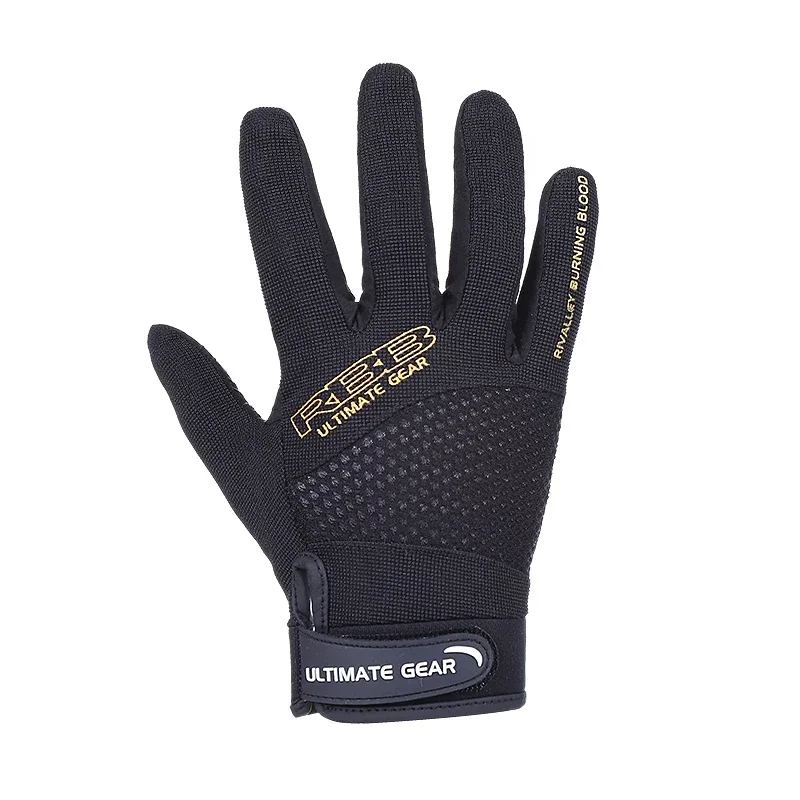 Japan RBB Fishing Gloves Touchscreen Full Fingers Fishing Glove Outdoor Mountain Hiking, Running, Cycling Mitten M, L, XL
