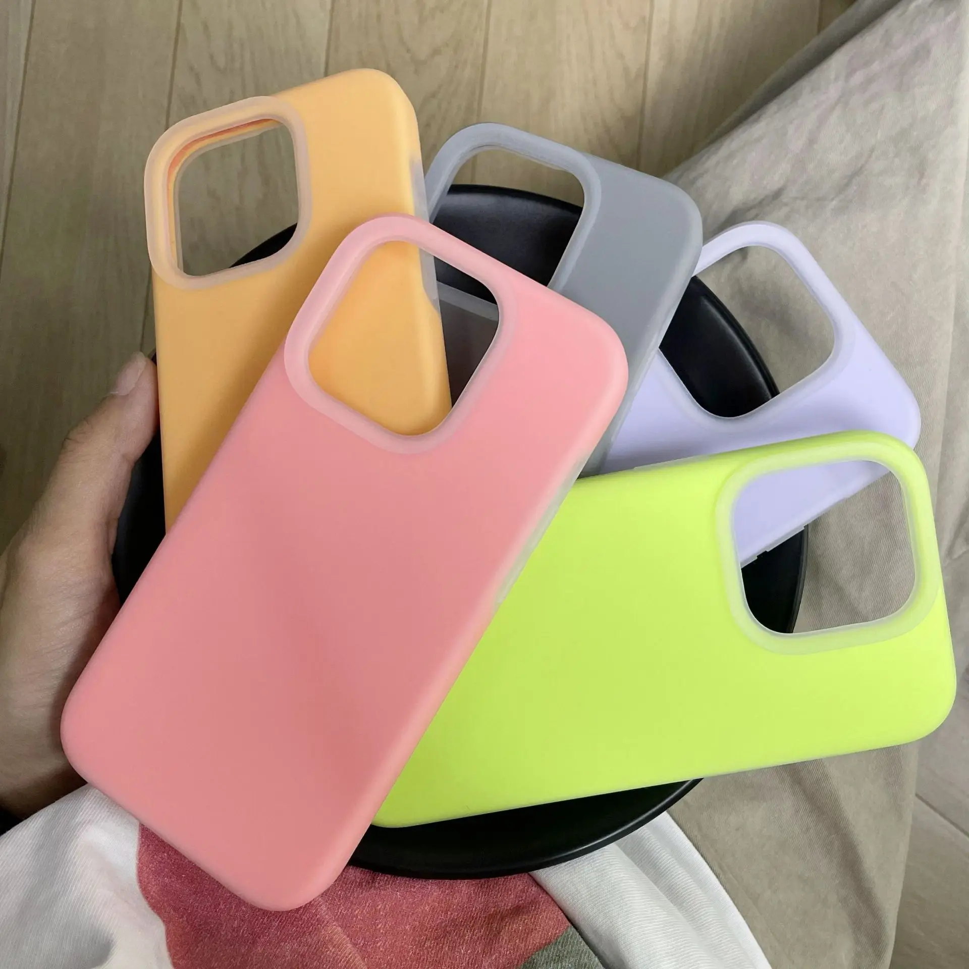 

Jelly liquid shell summer solid color for Apple 14pro phone shell iphone13promax Soft and dirty