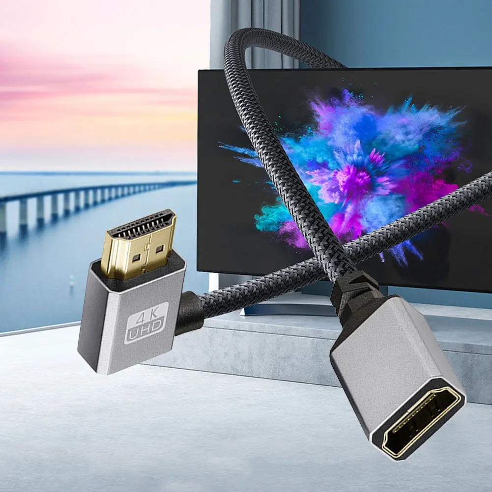 HDTV Ϸ 극̵ ̺, HDMI ȣȯ -  ̾ ڵ, 15cm, 4K, 60Hz, 18 Gbps, ͽټ
