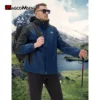 MAGCOMSEN Lightweight Hiking Jacket Mens Waterproof Windproof Hooded Rain Jacket Outdoor Camping Trekking Jackets Windbreaker 6