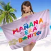 Karol G Female Singer Bath Towel Microfiber Soft Water Absorbing Breathable For Girl Kids Decorative Cartoon Beach Towel 5
