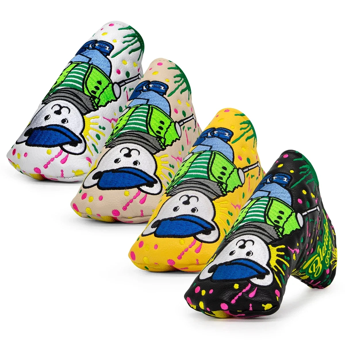 

Чехол для головы с милым медведем, чехол для головы для гольфа с магнитной застежкой