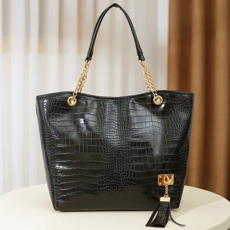 Bolsos grandes para mujer, carteras de hombro con borla de capacidad, multifuncionales, informales, 2022PU, venta al por mayor| | -