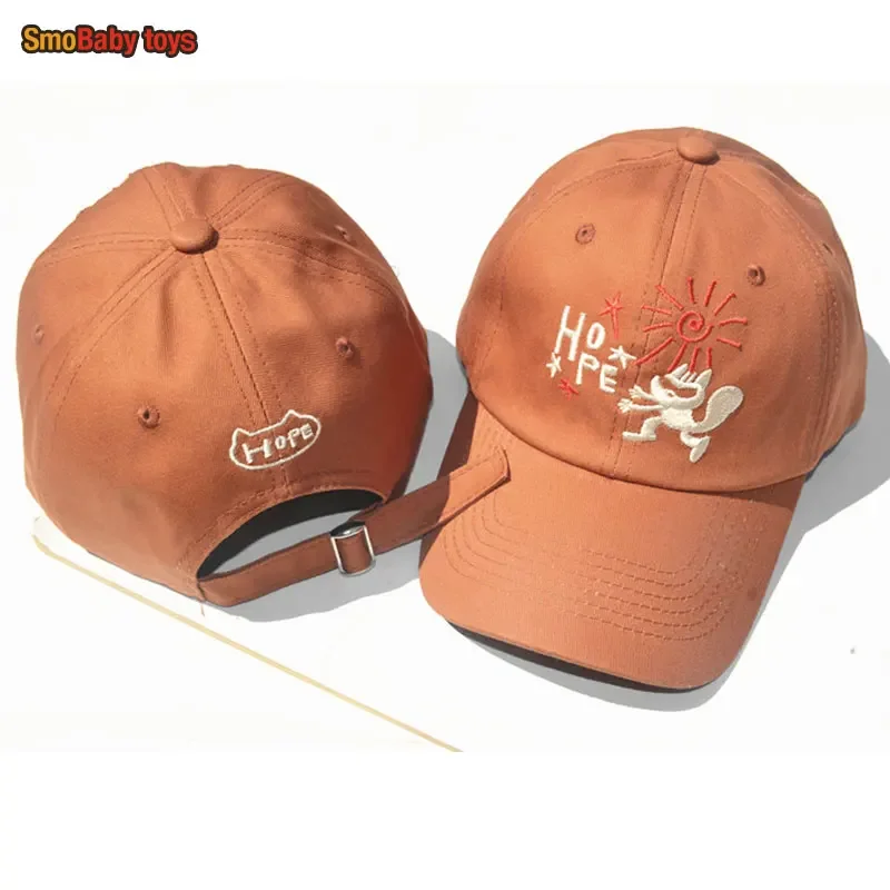 Hope on the stage Hat Embroidery Trucker Baseball Cap Retro Color Woman Cap Adjustable Buckle Unisex