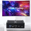 XCY Fanless Mini PC Router 12th Gen Intel Celeron J6412 Processor 6x Intel i226V 2.5G LAN Support Windows Linux Pfsense OpenWrt 5