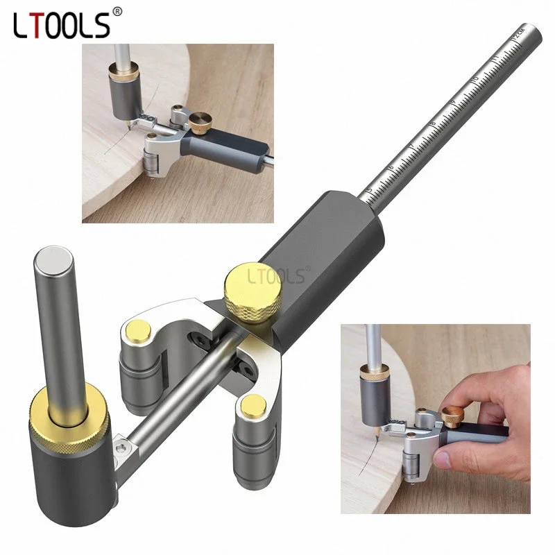 Wheel Marking Gauge Precision Linear Arc Dual-purpose Scriber Parallel Line Drawing Wood Scribe Tool Woodworking Mark Scraper 12 25cm contour gauge plastic profile copy contour gauges standard wood marking tool tiling laminate tiles general tools