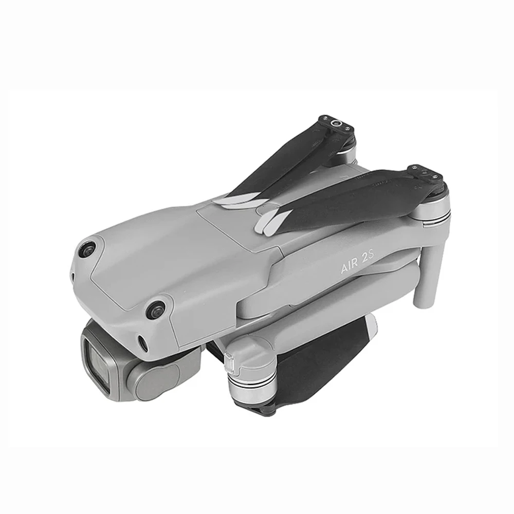 Pack de 4 hélices silencieuses pour DJI Air 2S, vue de côté avec emballage