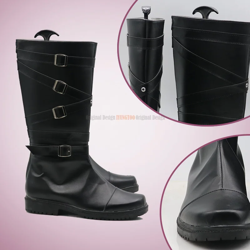 

Dangan Ronpa Tanaka Gandamu Anime Characters Shoe Cosplay Shoes Boots Party Costume Prop