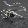 10pcs Felix Felicis Potion Vintage Magic Glass Pendant Water Drop Essential Oil Wish Bottle Women's Sweater Chain Necklace Gift 2