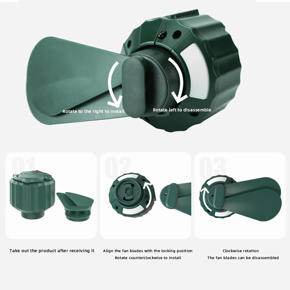 

3 Speed Camping Fan Detachable Sturdy Blower For Blowing