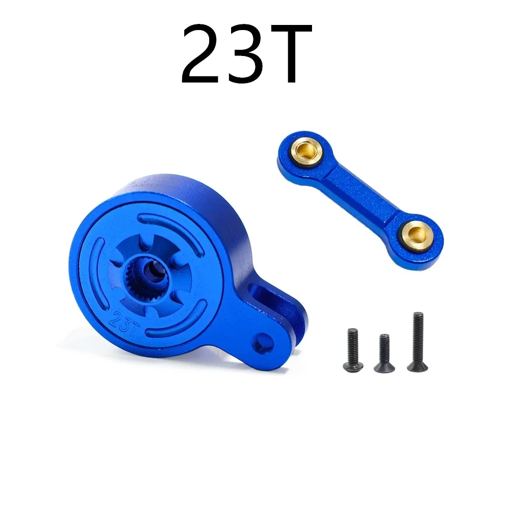 Servo Saver Aluminium 25T + Servo INJS11 Pour ARRMA Mojave GROM 1/16 - 8 Kg-cm - 10