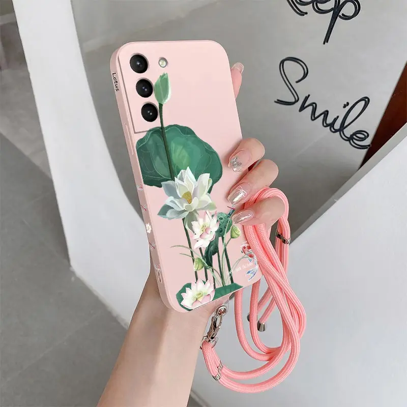 Beautiful Lotus Silicone Phone Case - Elegant and Durable Cover
