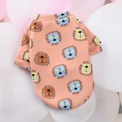 Cozy Winter Warmth: Small Pet Sweatshirt with Hoodie - M (Lion)