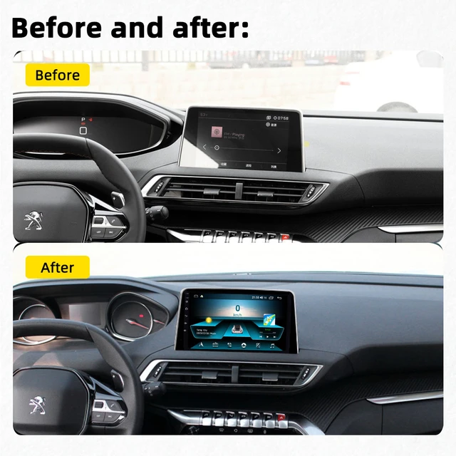 For Peugeot 3008 5008 2013 - 2016 Android Car Radio 2Din Stereo Receiver  Autoradio Multimedia Player GPS Navi Head Unit Screen - AliExpress