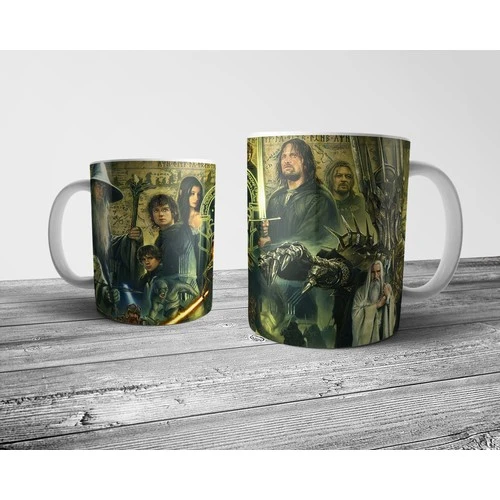 Pixxa Lord Of The Rings Mug Cup Model 4. Gift, Home, Office, Tea